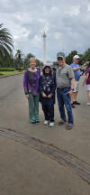 With guide, Neti at National Monument, Jakarta, Jan 2026